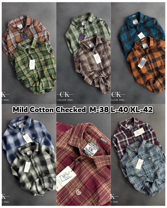 (Combo of 3) CK Mild Premium Cotton Checked Shirt Rs. 1150