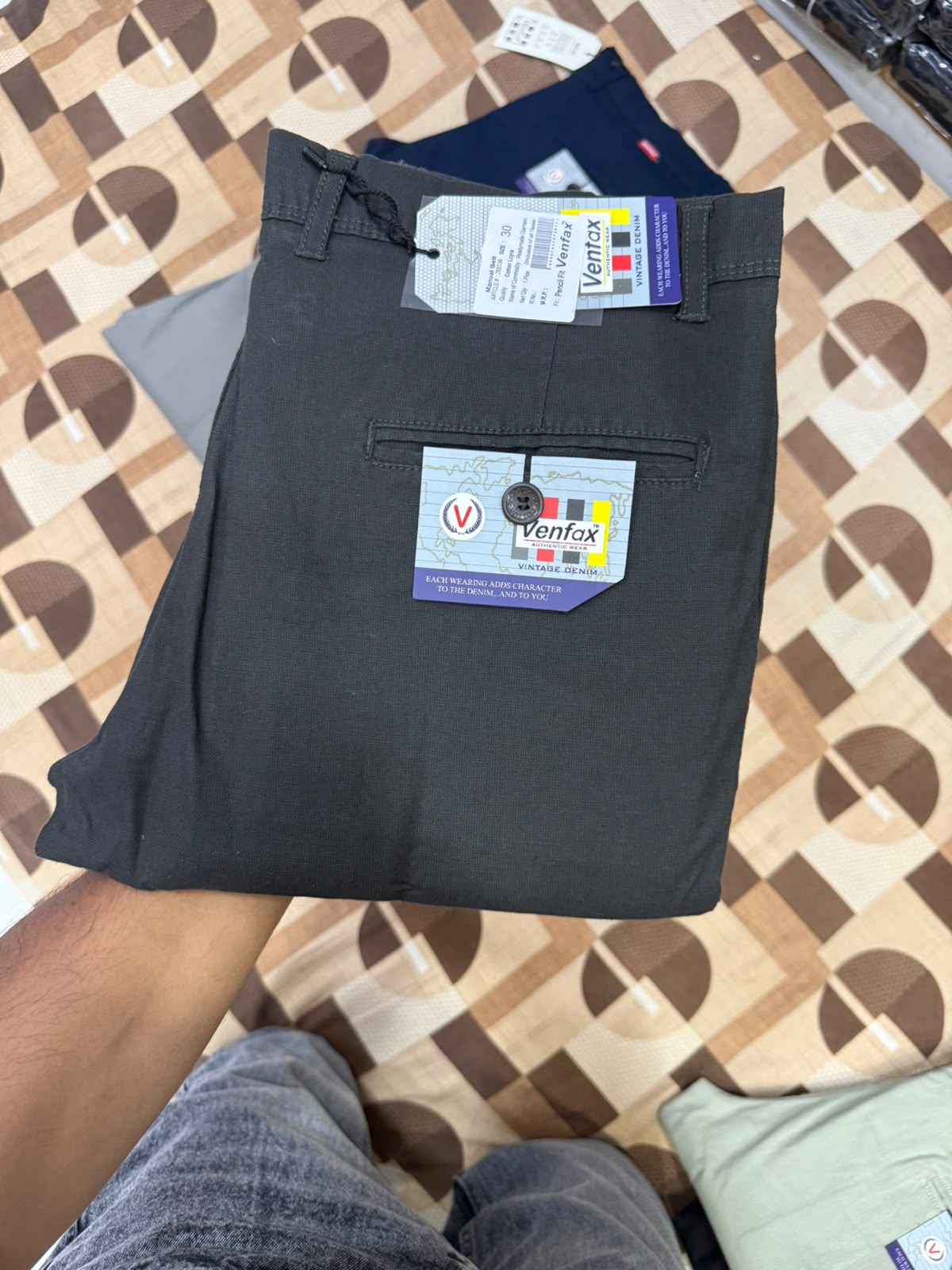 (Combo of 2) VenFax Lenin Pure Cotton Men's Regular Pant Rs. 1000