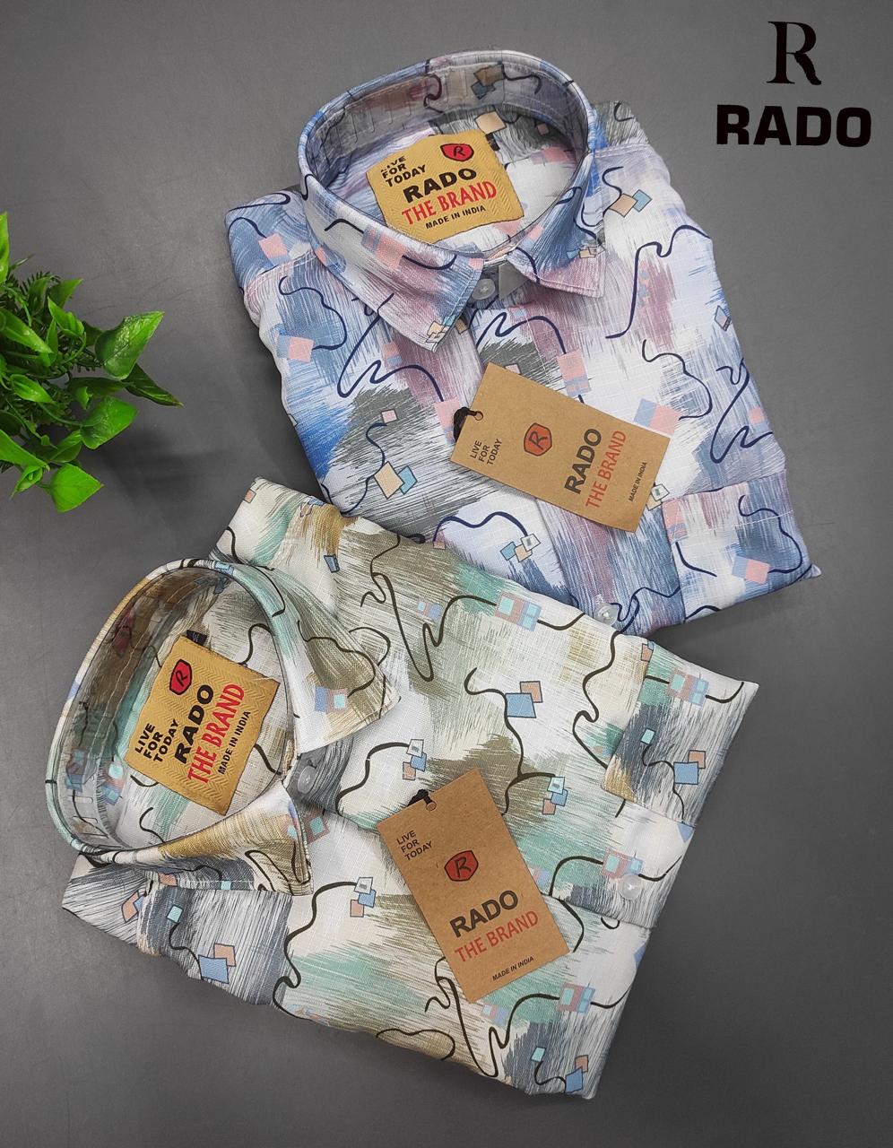 (Combo of 3) RedDot Korian Linen Double Shoulder Digital Printed Shirt Rs. 970