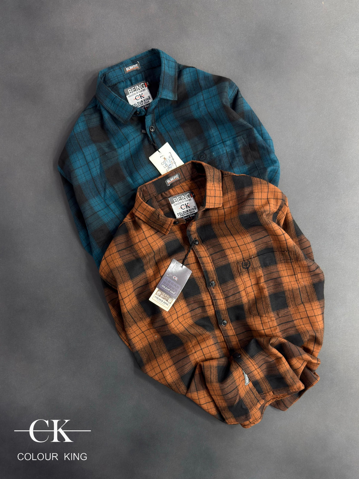 (Combo of 3) CK Mild Premium Twill Cotton Checked Shirt Rs. 1150