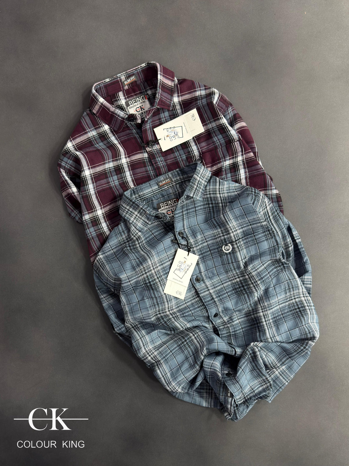 (Combo of 3) CK Mild Premium Twill Cotton Checked Shirt Rs. 1150