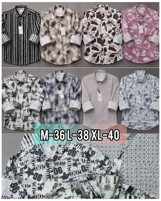 (Combo of 4) RDOT Casual Design Cotton Printed Shirts Rs. 1000