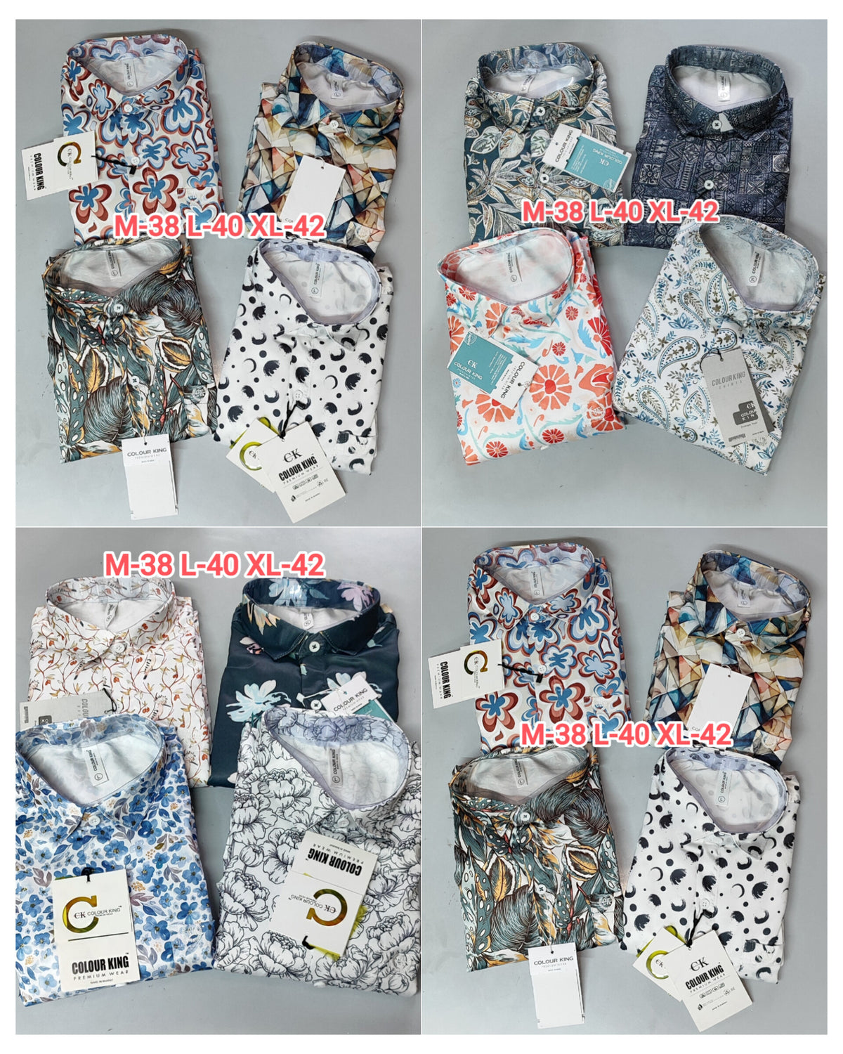 (Combo of 3)CK Import Sartin Digital Soft Printed Shirt Rs. 1050