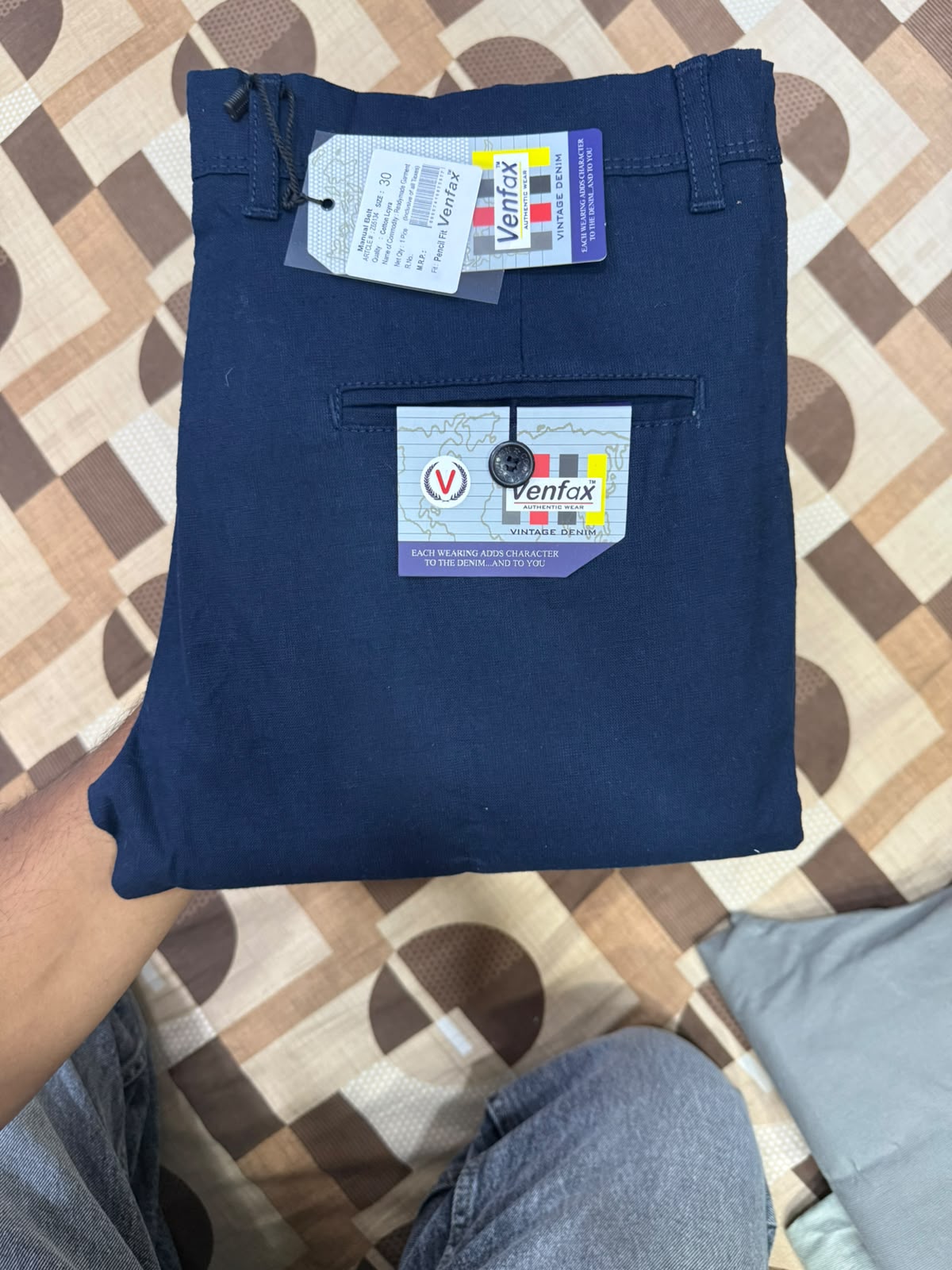 (Combo of 2) VenFax Lenin Pure Cotton Men's Regular Pant Rs. 1000
