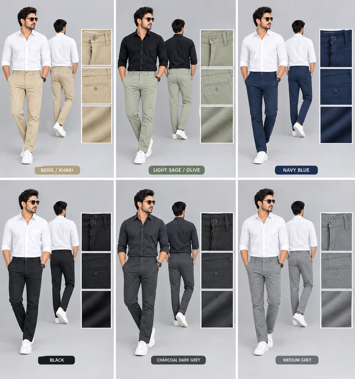 (Combo of 2) VenFax Lenin Pure Cotton Men's Regular Pant Rs. 1000
