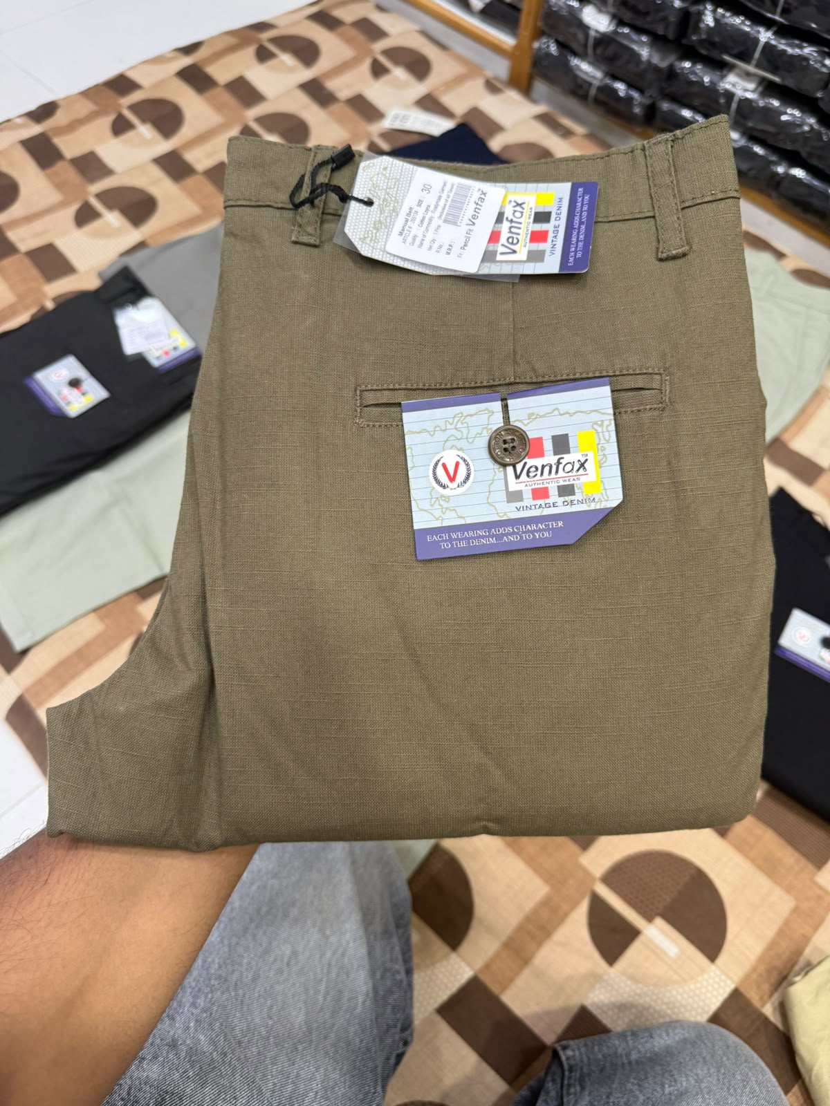 (Combo of 2) VenFax Lenin Pure Cotton Men's Regular Pant Rs. 1000