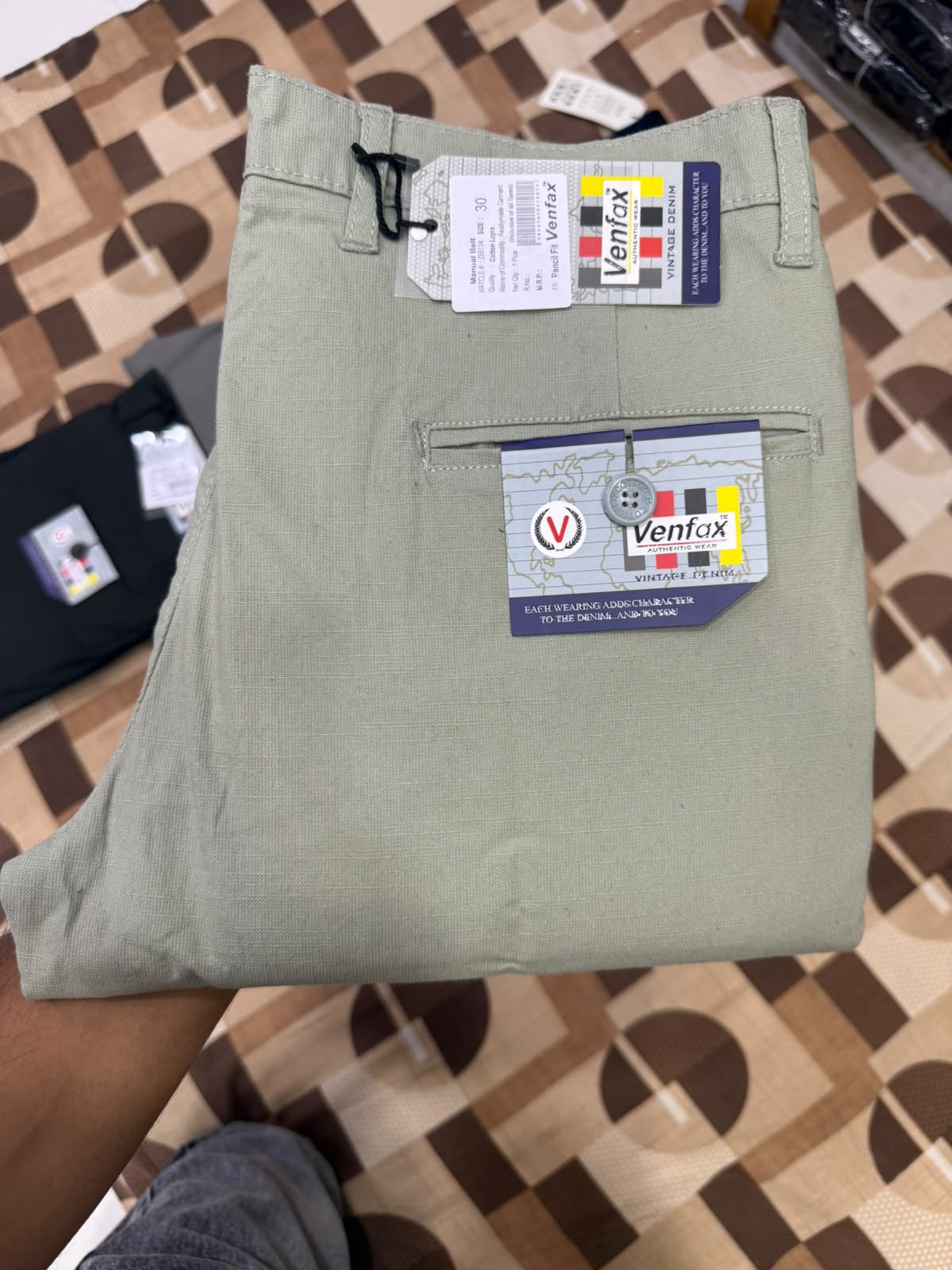 (Combo of 2) VenFax Lenin Pure Cotton Men's Regular Pant Rs. 1000