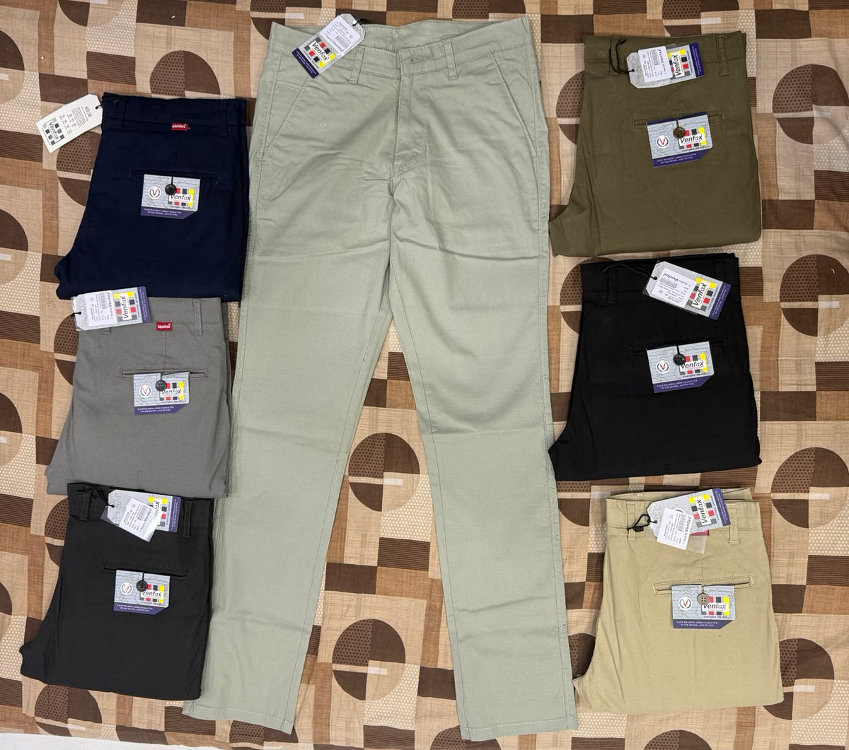 (Combo of 2) VenFax Lenin Pure Cotton Men's Regular Pant Rs. 1000